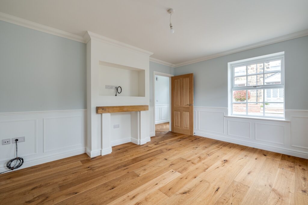 self build with panel flooring