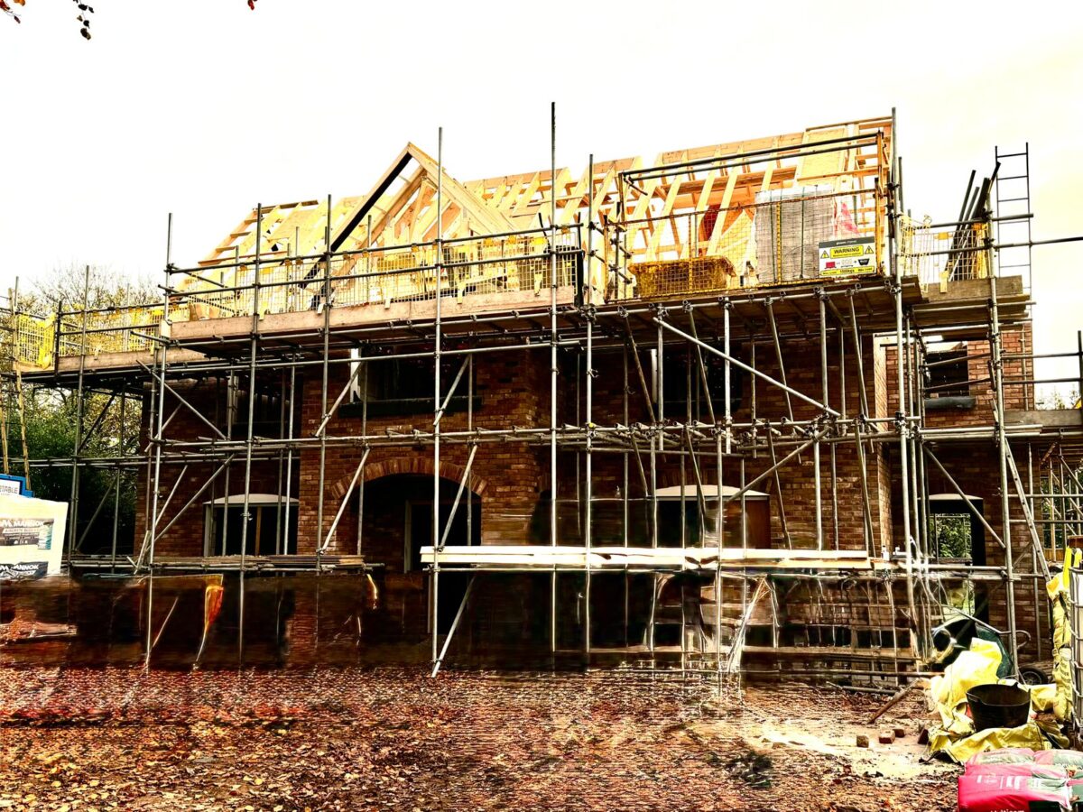 Putting a roof on our multi-generational self-build home